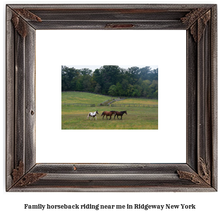 family horseback riding near me in Ridgeway, New York